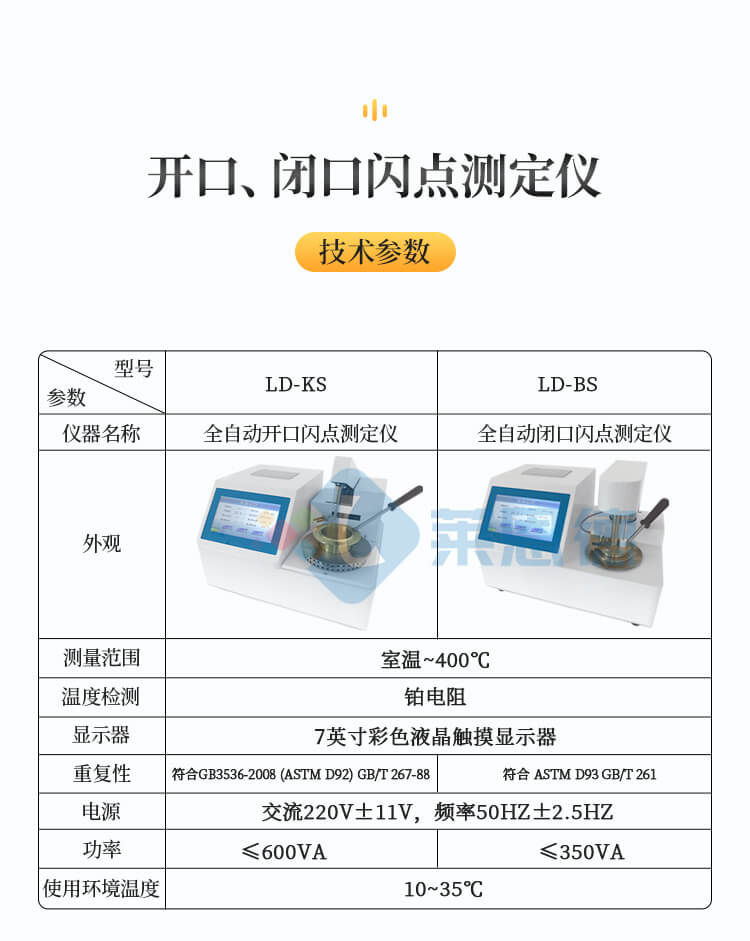 全自動(dòng)開口閃點(diǎn)測(cè)定儀