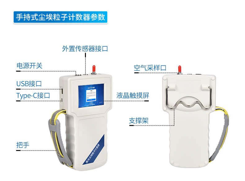 手持式塵埃粒子計數(shù)器