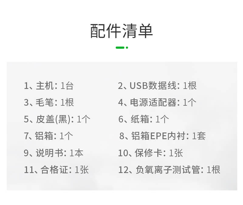 負(fù)氧離子甲醛檢測(cè)儀