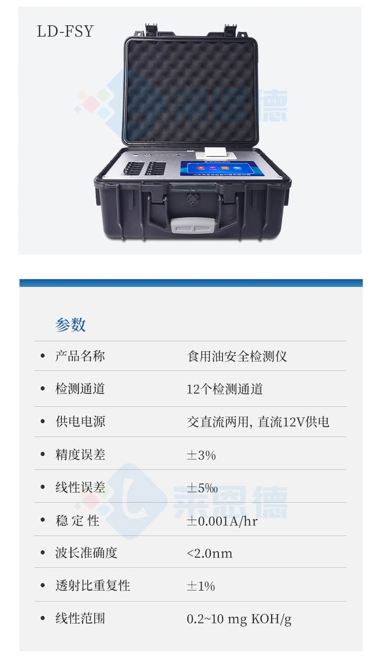 地溝油綜合檢測儀