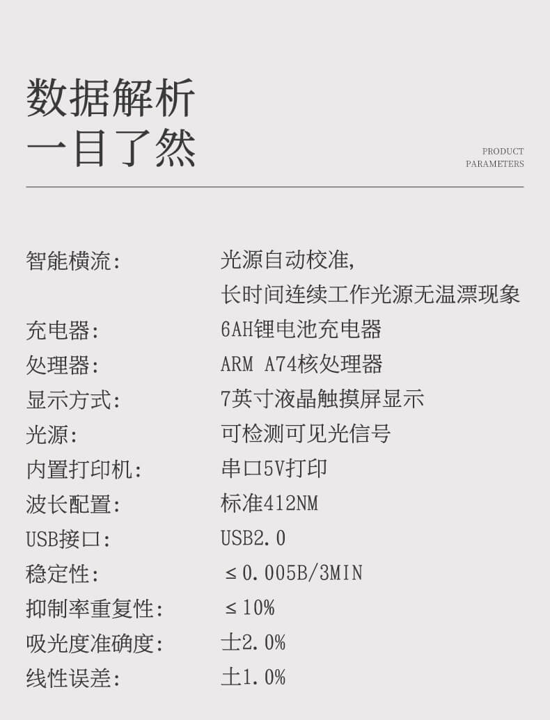 便攜式食品重金屬速測儀