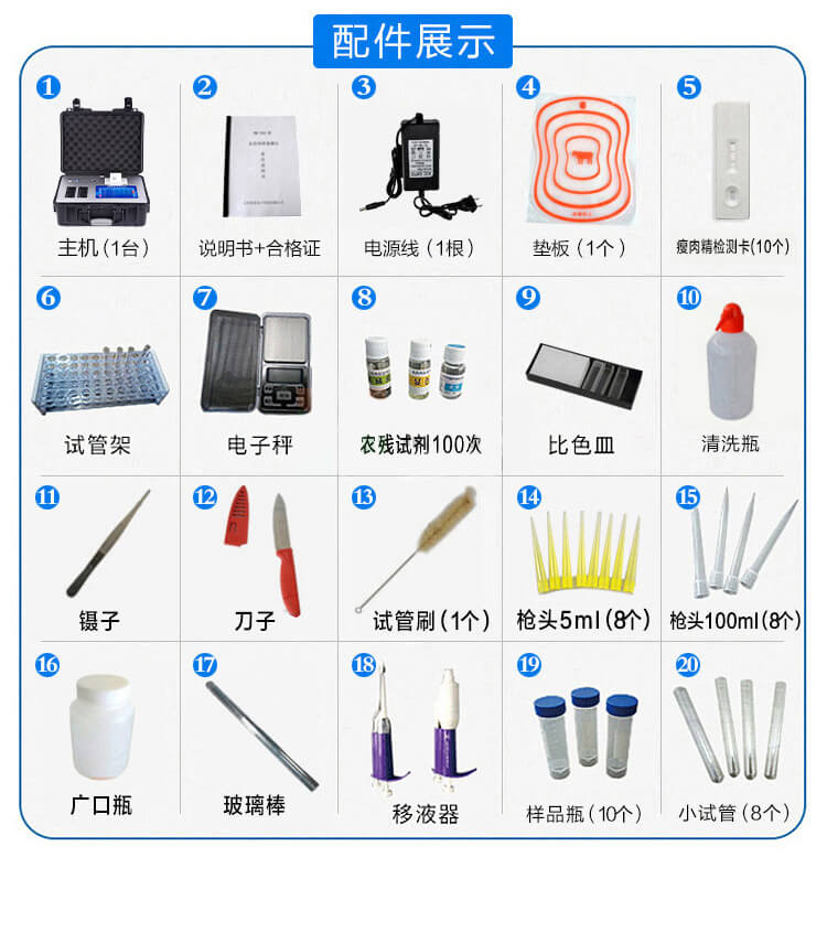 多功能食品檢測儀