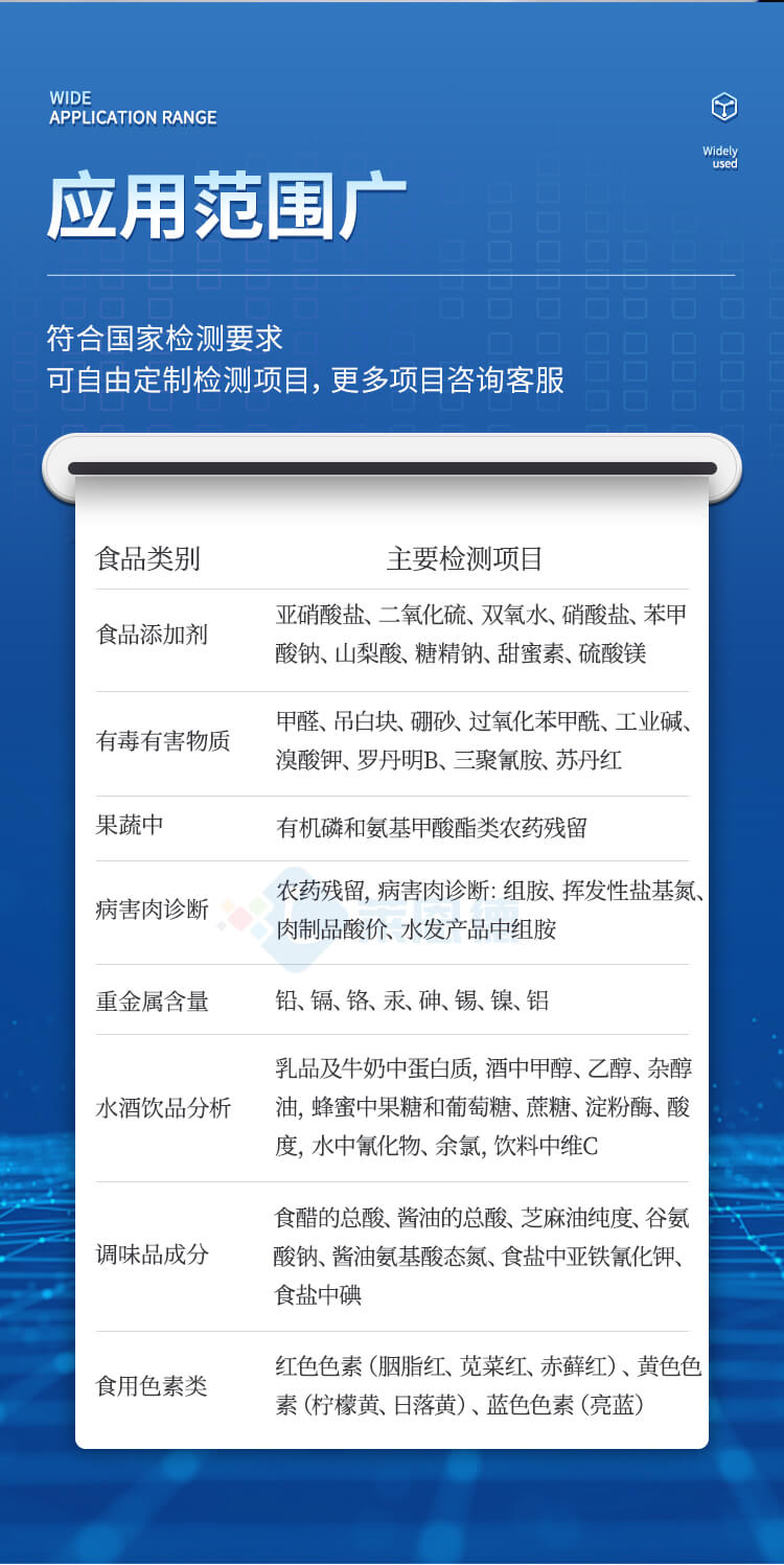 多參數(shù)食品檢測儀