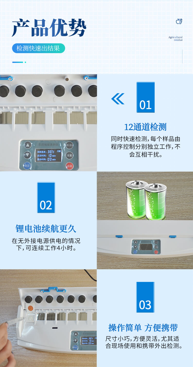 卡式農(nóng)藥殘留檢測儀