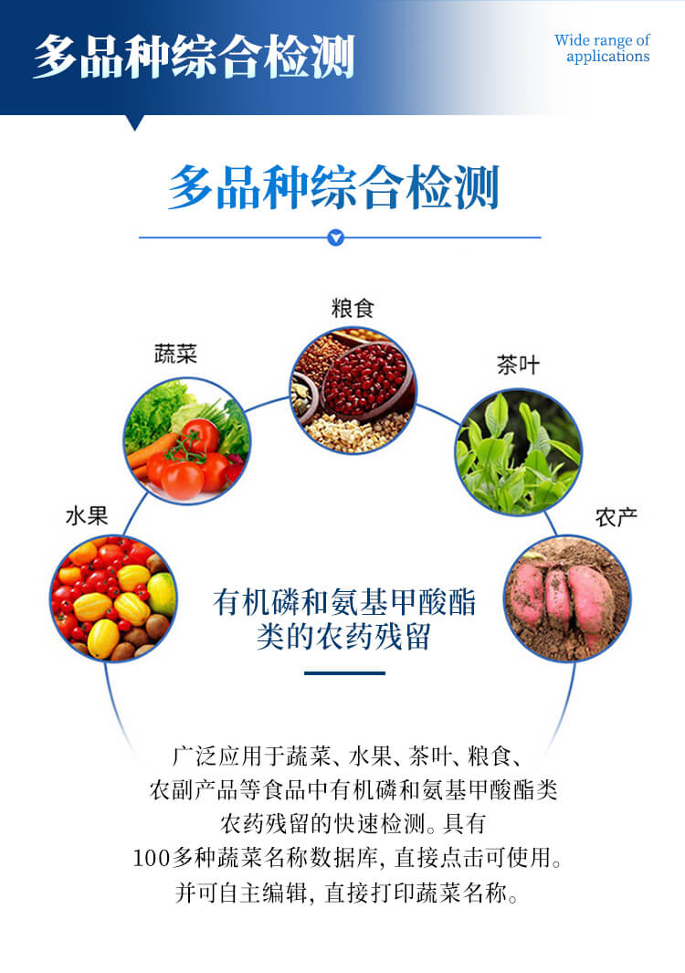 便攜式農(nóng)藥殘留檢測儀