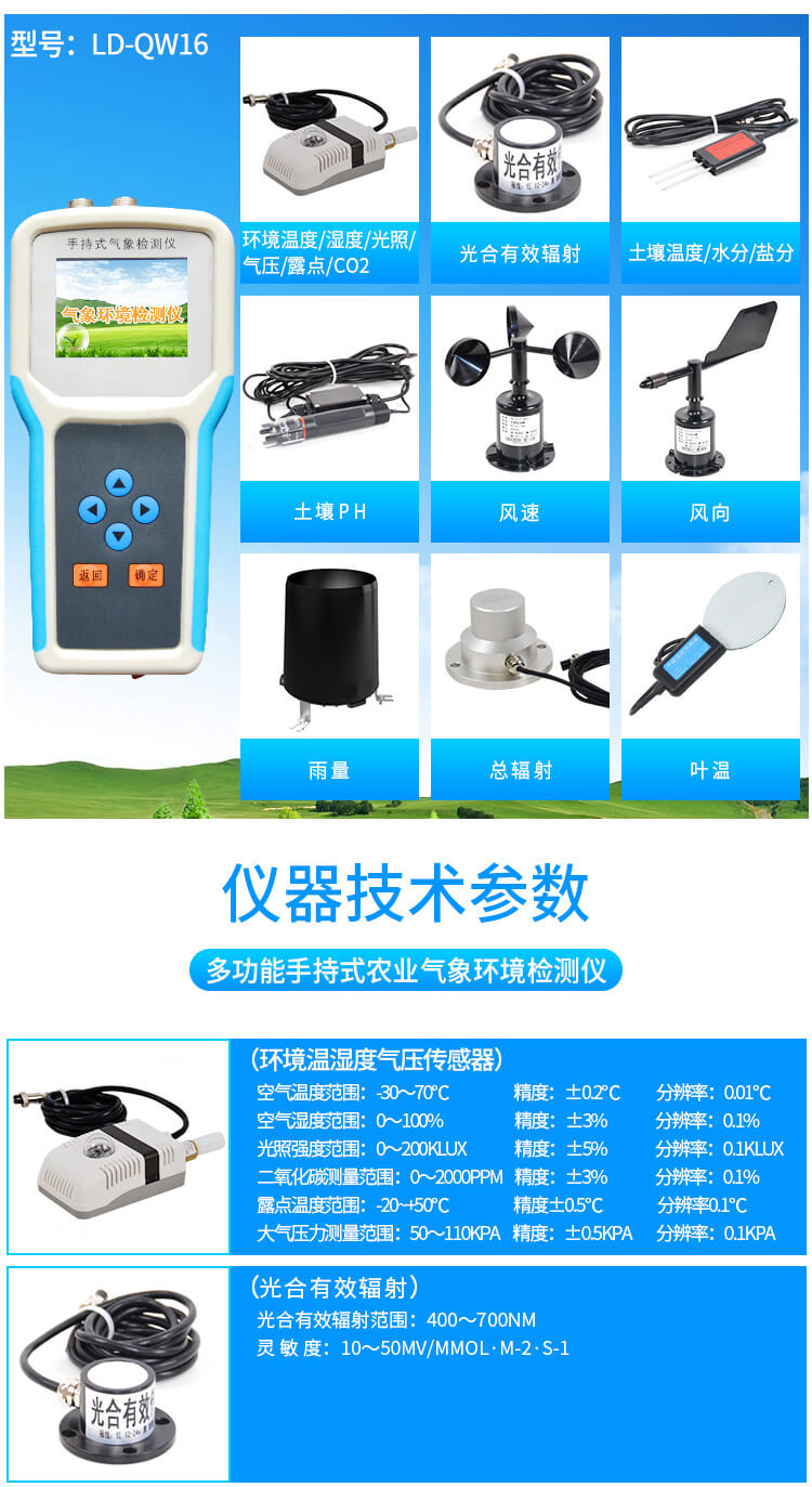 手持農(nóng)業(yè)環(huán)境監(jiān)測(cè)儀