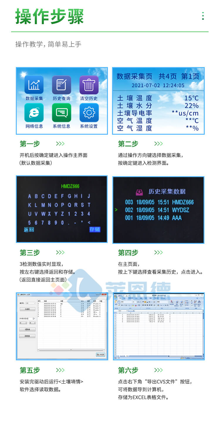土壤水分溫度鹽分PH測(cè)定儀