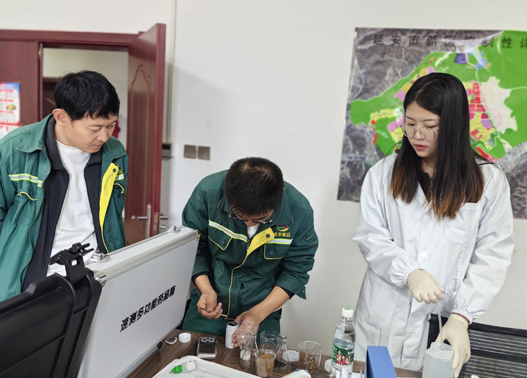 萊恩德土壤養(yǎng)分檢測(cè)儀入駐延安新區(qū)市政公用有限公司，檢測(cè)實(shí)力再升級(jí)